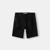 Ripped denim Bermuda shorts Ripped denim Bermuda shorts
