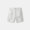 Ripped denim Bermuda shorts Ripped denim Bermuda shorts
