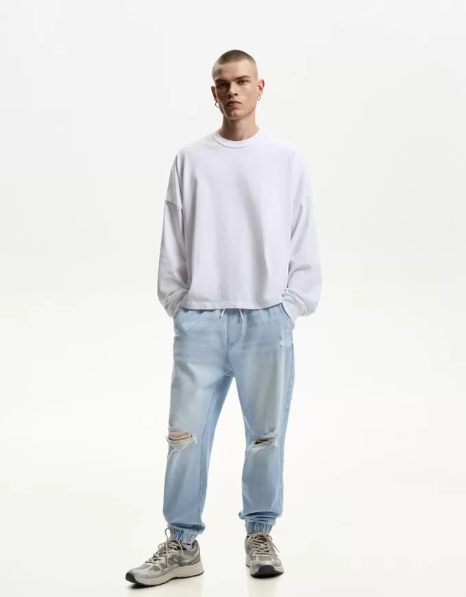 Ripped jogger jeans Ripped jogger jeans