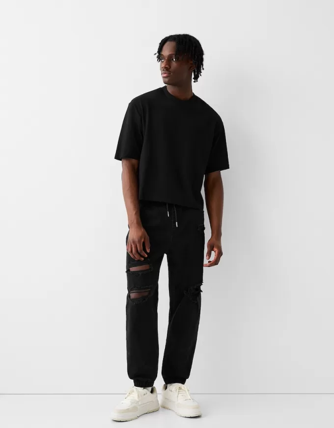 Ripped jogger jeans Ripped jogger jeans