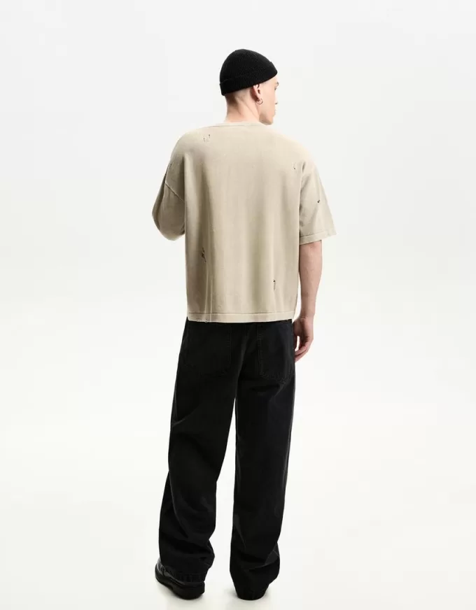 Ripped short sleeve T-shirt Ripped short sleeve T-shirt
