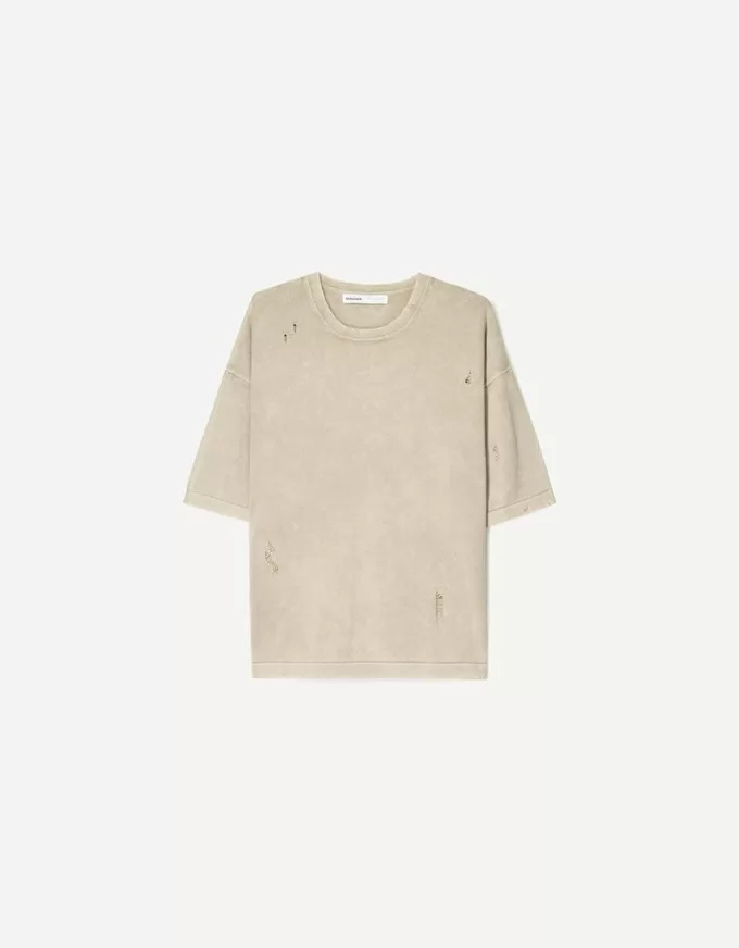 Ripped short sleeve T-shirt Ripped short sleeve T-shirt
