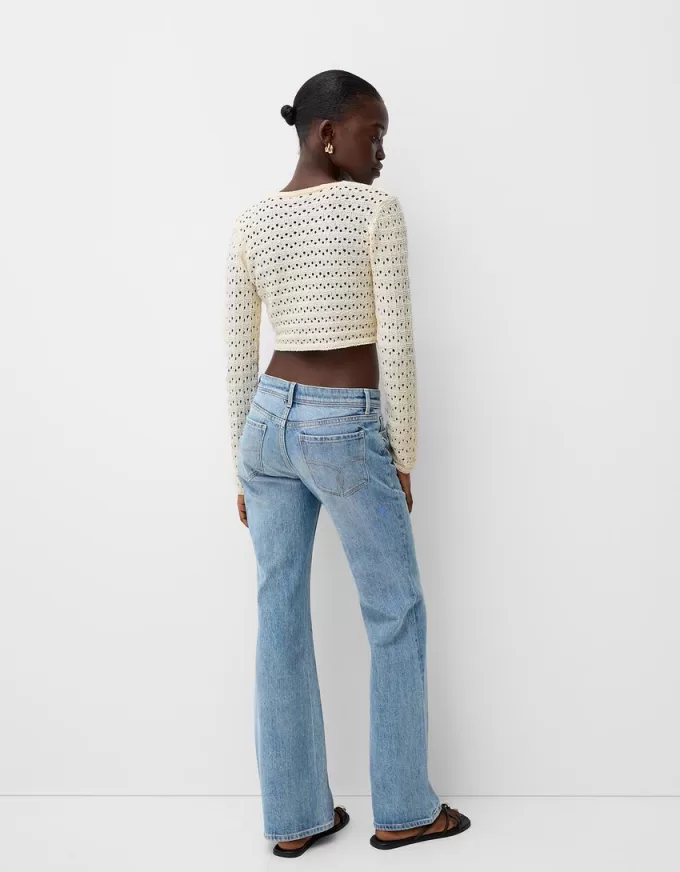 Rustic gathered sweater