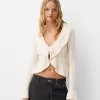 Rustic jacket with ruffles