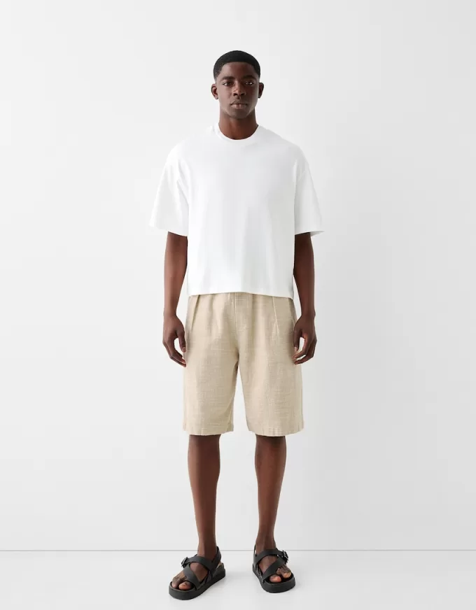 Rustic jogger Bermuda shorts Rustic jogger Bermuda shorts