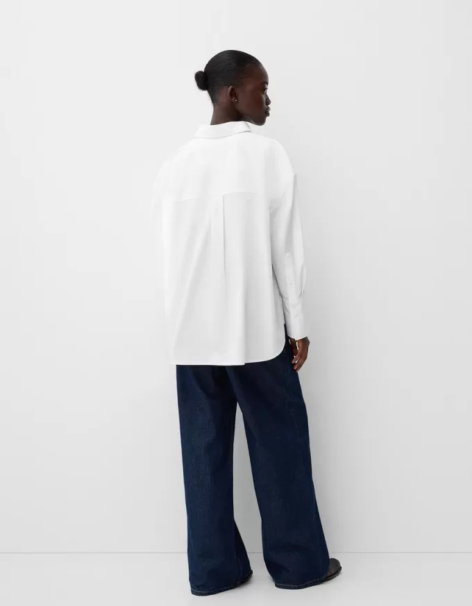 Rustic oversize long sleeve shirt