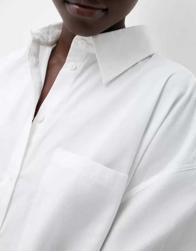 Rustic oversize long sleeve shirt