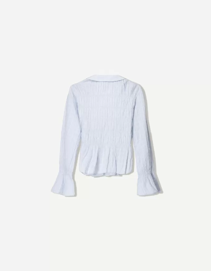 Rustic shirt with gathering Rustic shirt with gathering