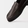 Saddle strap loafers