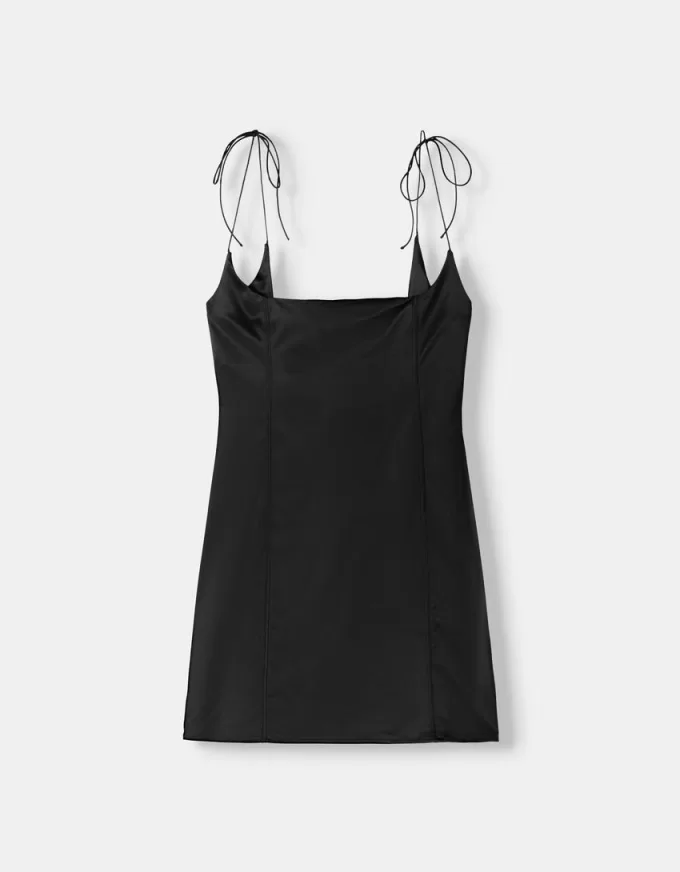 Satin mini dress