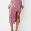 Sequined midi skirt