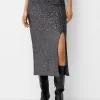 Sequined midi skirt