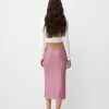 Sequined midi skirt
