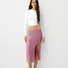Sequined midi skirt