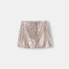 Sequined mini skirt