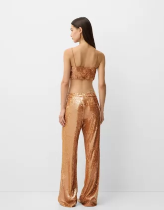 Sequined pants