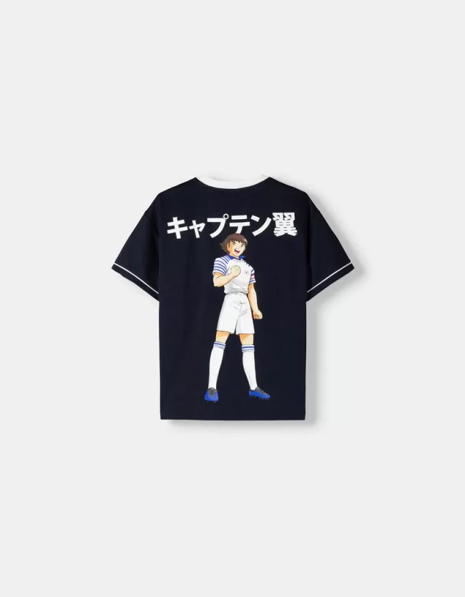 Short sleeve Captain Tsubasa sporty T-shirt