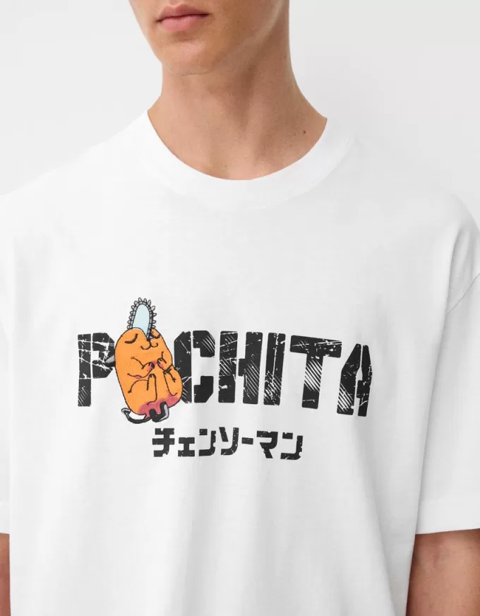 Short sleeve Chainsaw Man print T-shirt Short sleeve Chainsaw Man print T-shirt