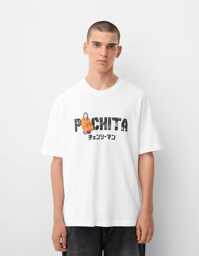 Short sleeve Chainsaw Man print T-shirt Short sleeve Chainsaw Man print T-shirt