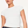 Short sleeve T-shirt with a scoop neck Short sleeve T-shirt with a scoop neck