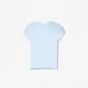 Short sleeve T-shirt with a scoop neck