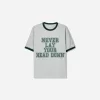 Short sleeve T-shirt with contrast print Short sleeve T-shirt with contrast print