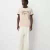 Short sleeve T-shirt with contrasting ribbed trims Short sleeve T-shirt with contrasting ribbed trims