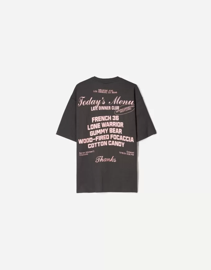 Short sleeve T-shirt with embroidery Short sleeve T-shirt with embroidery