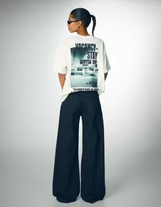 Short sleeve T-shirt with print