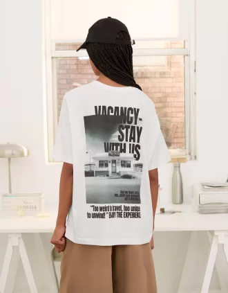 Short sleeve T-shirt with print