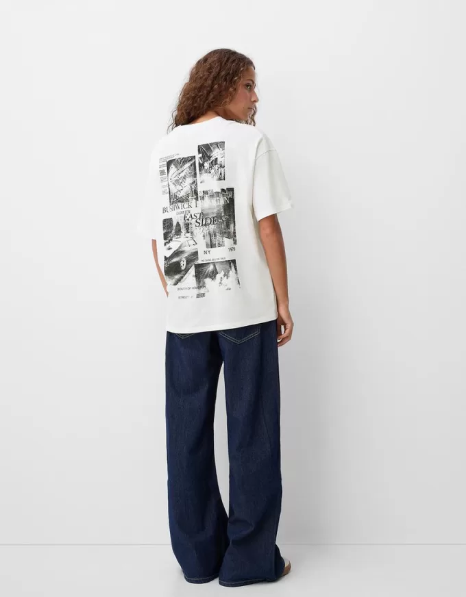 Short sleeve T-shirt with print