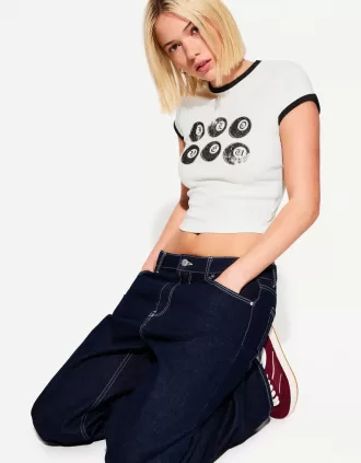 Short sleeve T-shirt with print