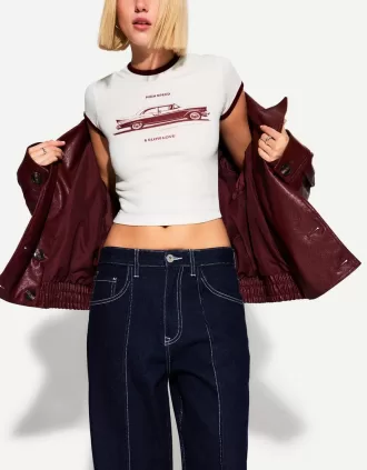 Short sleeve T-shirt with print