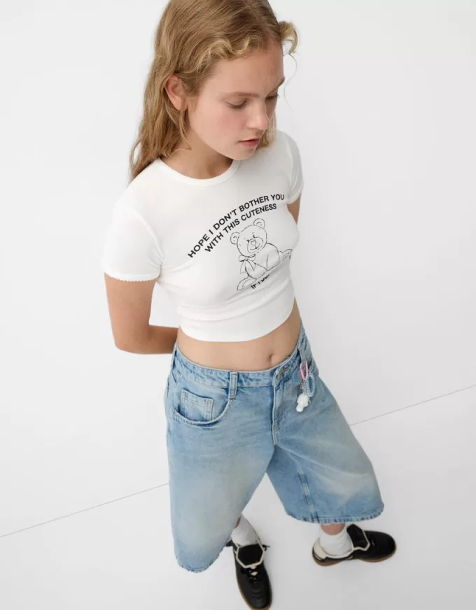 Short sleeve T-shirt with print