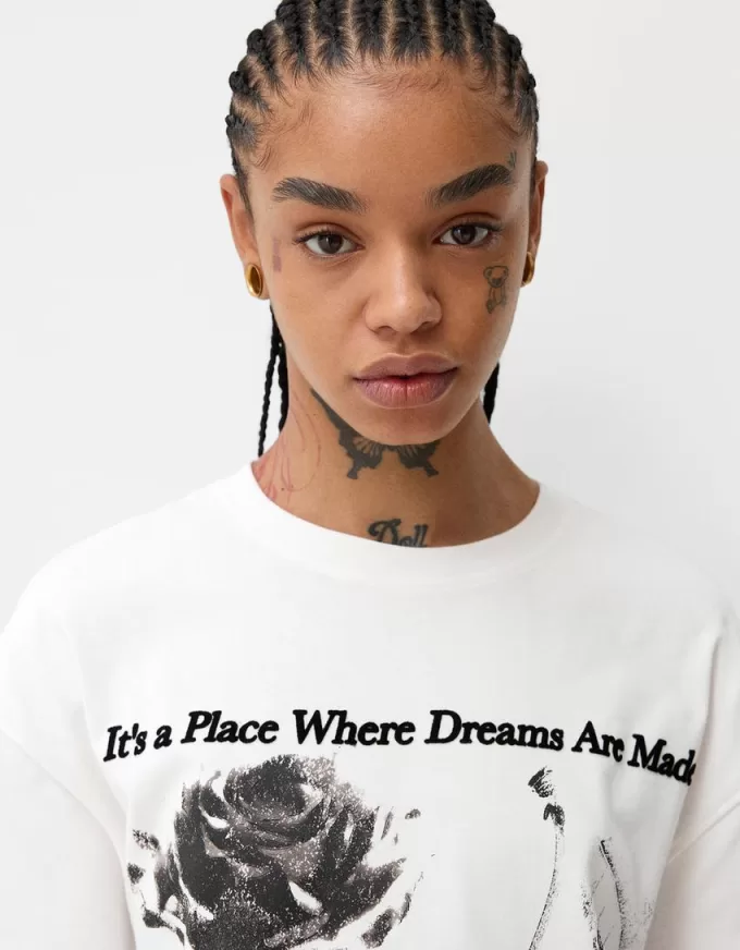 Short sleeve T-shirt with print