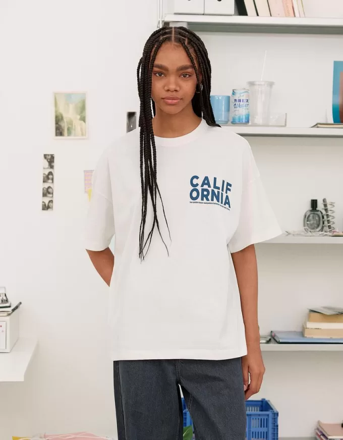 Short sleeve T-shirt with print