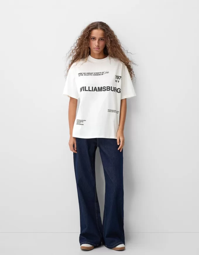 Short sleeve T-shirt with print