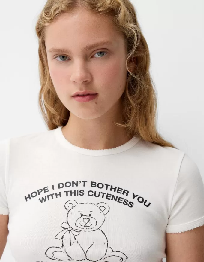 Short sleeve T-shirt with print