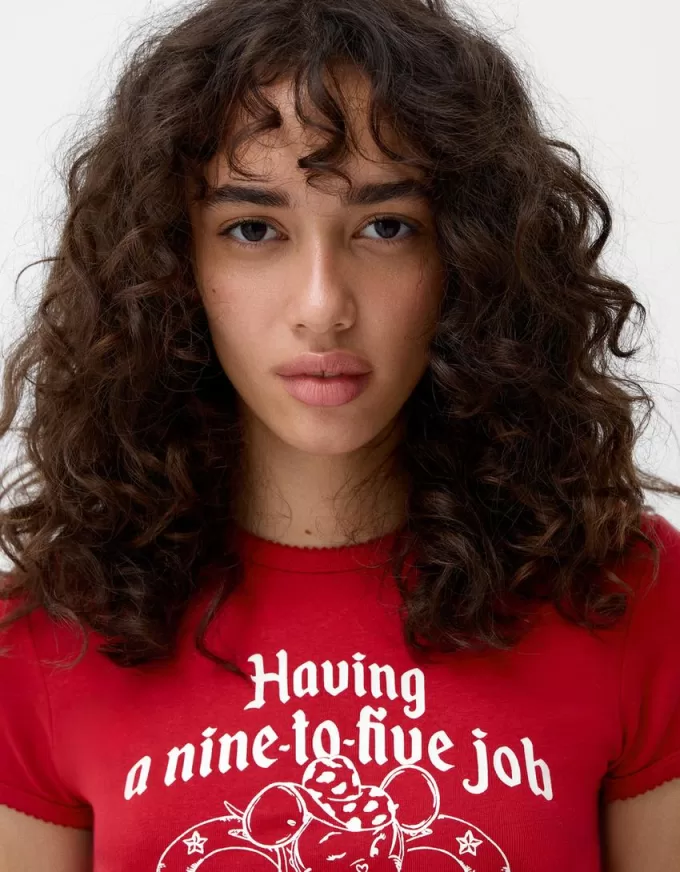 Short sleeve T-shirt with print