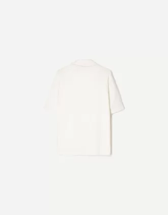 Short sleeve crepe shirt