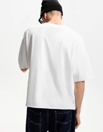 Short sleeve cropped T-shirt