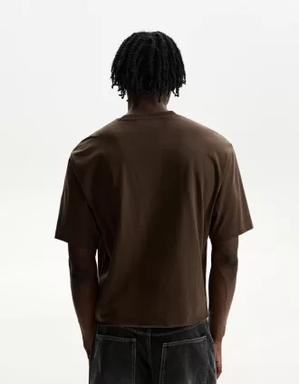 Short sleeve cropped T-shirt