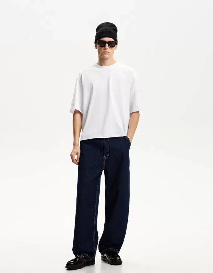 Short sleeve cropped T-shirt Short sleeve cropped T-shirt