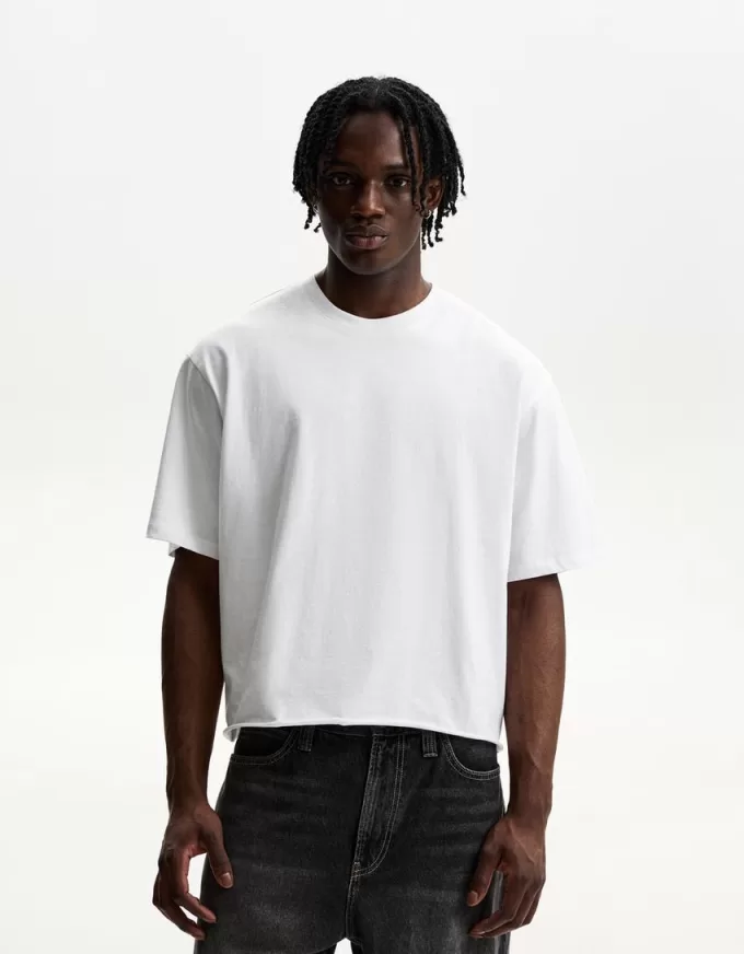 Short sleeve cropped T-shirt Short sleeve cropped T-shirt