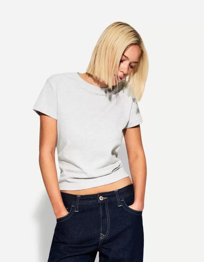 Short sleeve heavy cotton T-shirt