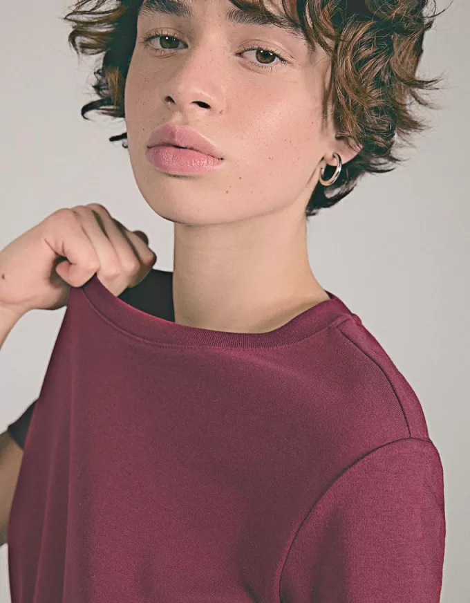 Short sleeve heavy cotton T-shirt