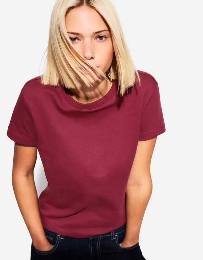 Short sleeve heavy cotton T-shirt