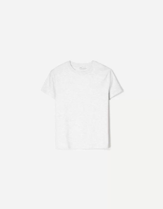 Short sleeve heavy cotton T-shirt