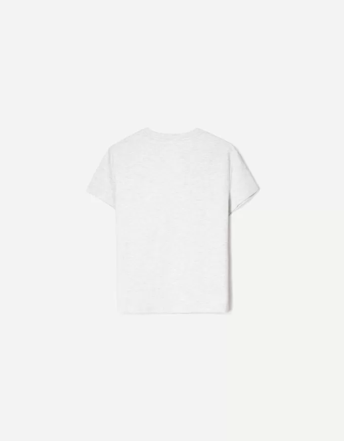 Short sleeve heavy cotton T-shirt