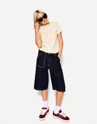 Short sleeve heavy cotton T-shirt